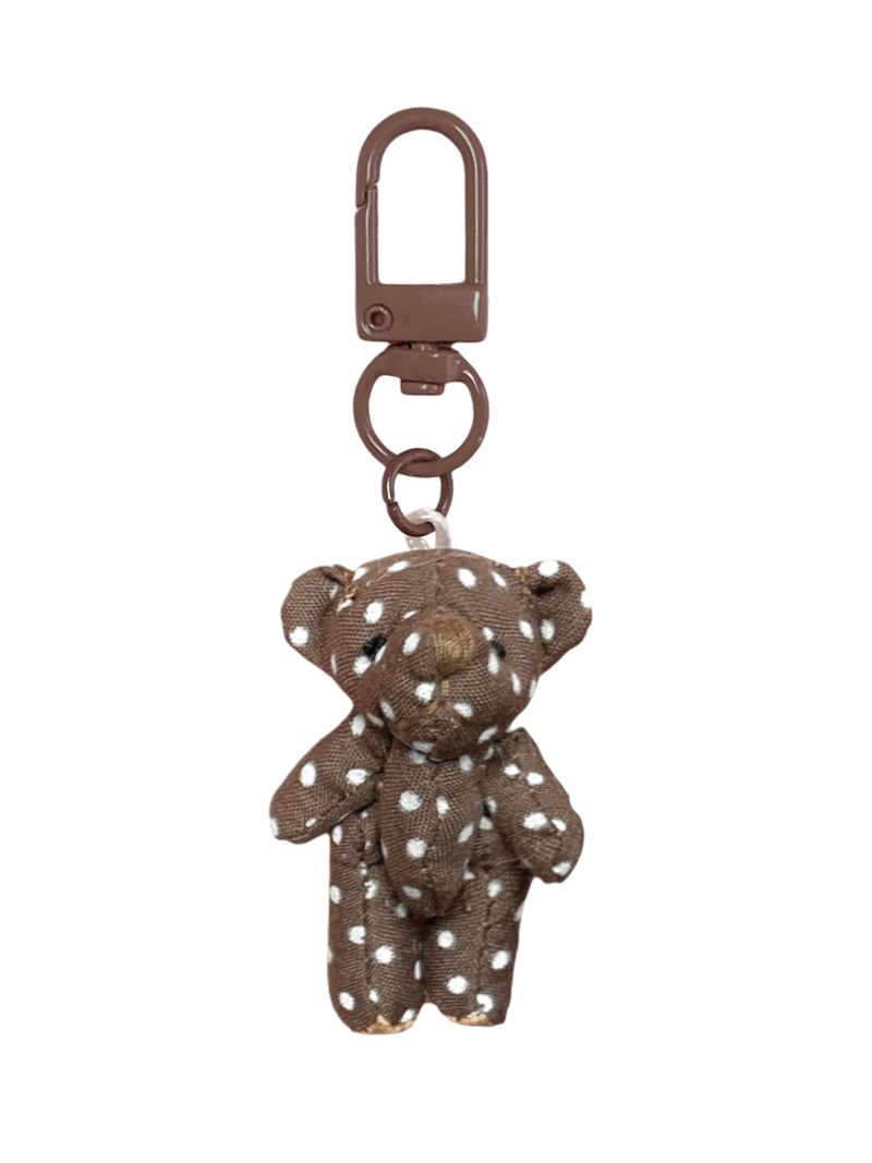brown bear keychain