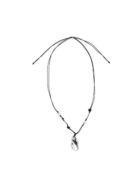 ULAN（ユレン）の「Leaf Clear Pendant Long Necklace（Accessories）」