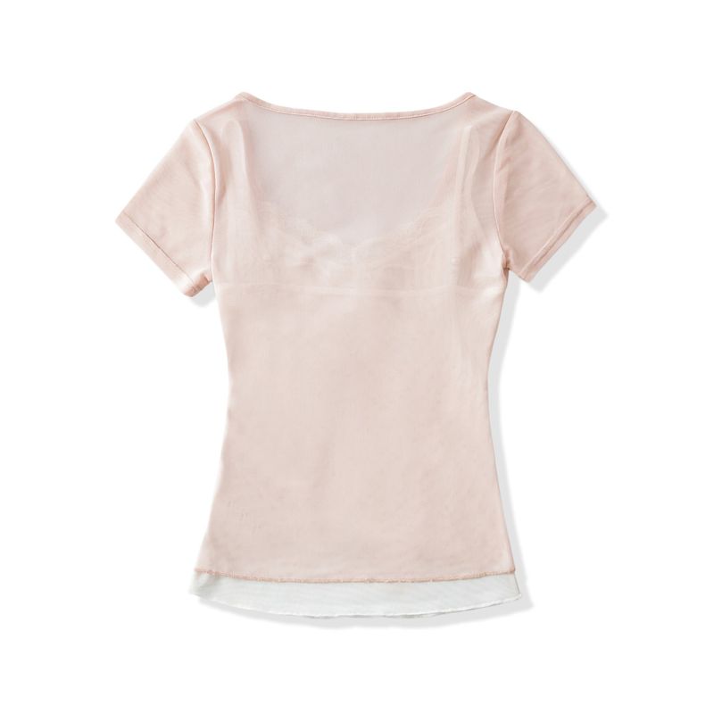 Mielle Lace Cami Layered Tee