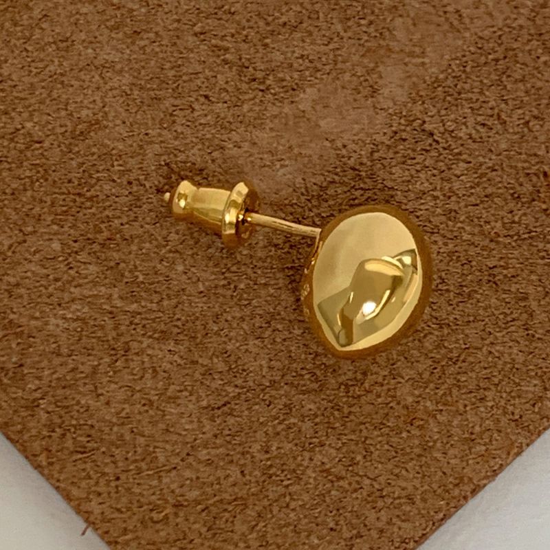 Bean Earring_18k Gold Plating
