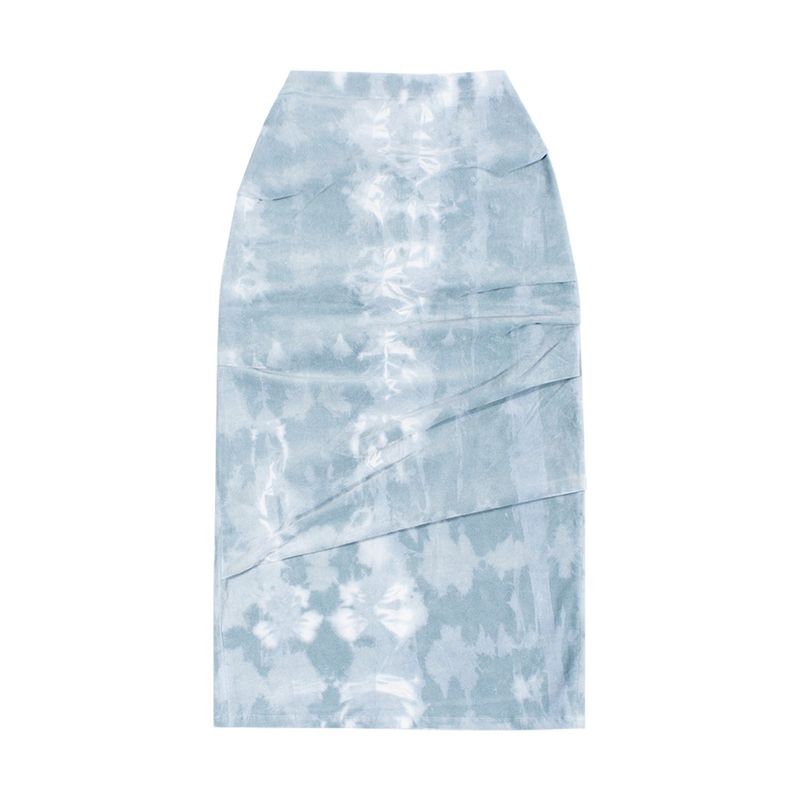 ANOTHERA(アナザーエー)の「TIE-DYE DRAPING LONG SKIRT (White)(Skirts)」