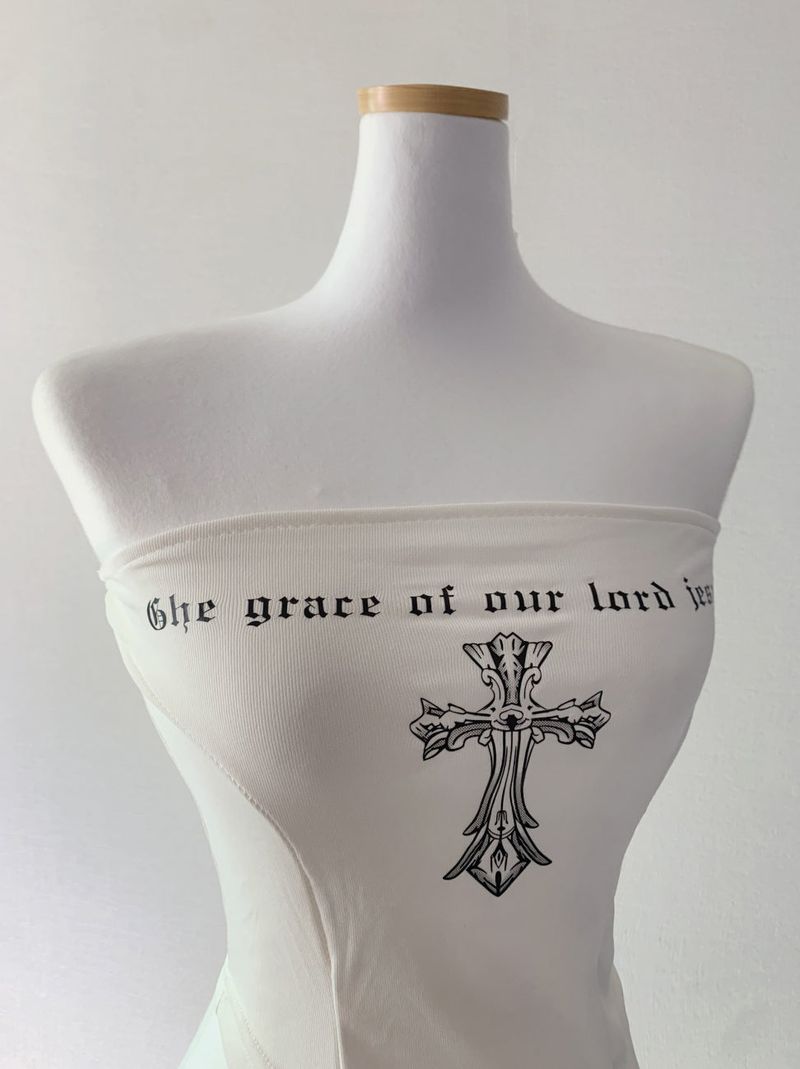 Bacro Cross Lettering Top