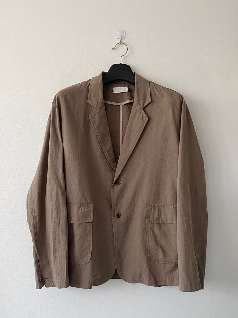 Basic Linen set up blazer jk
