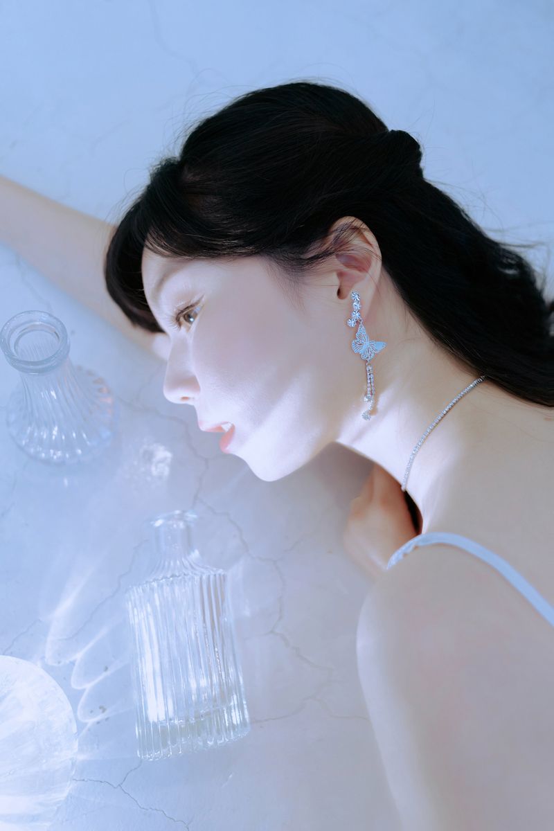  [IVE Rei, Choi Yena Earring] Butterfly Elf Queen Earring