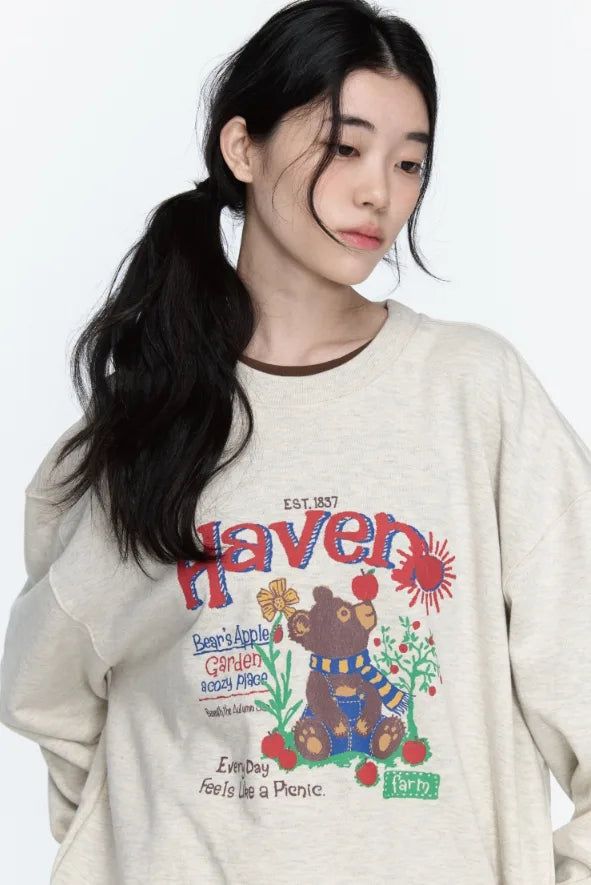 26FW★ Picnic Bear Sweatshirt