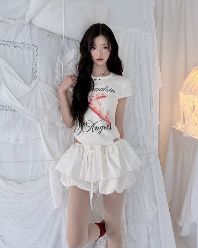 Cloud Bubble Mini Skort