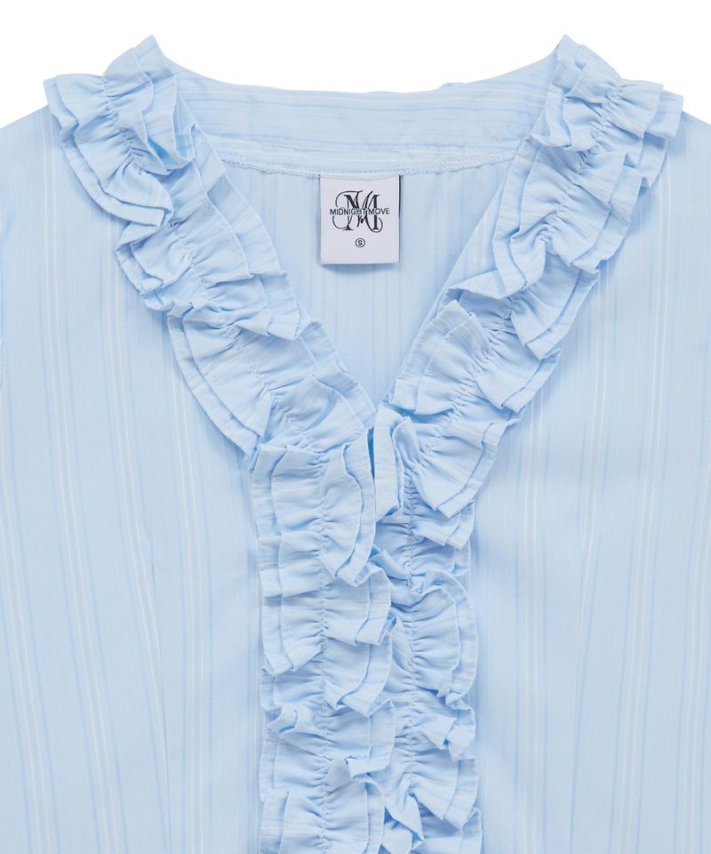 st frill shirt (sky blue)
