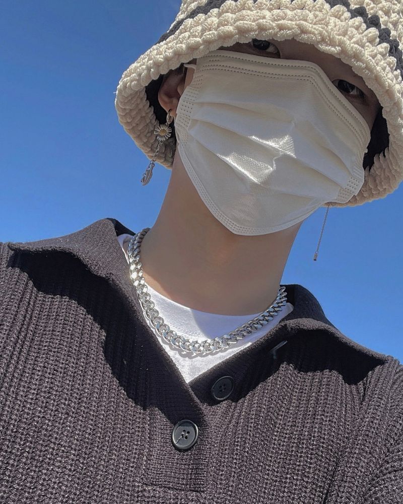 (RFS made) daisy chain layered earring