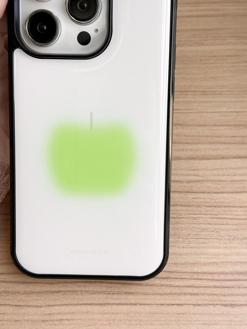 [made] green apple (epoxy bumper case)