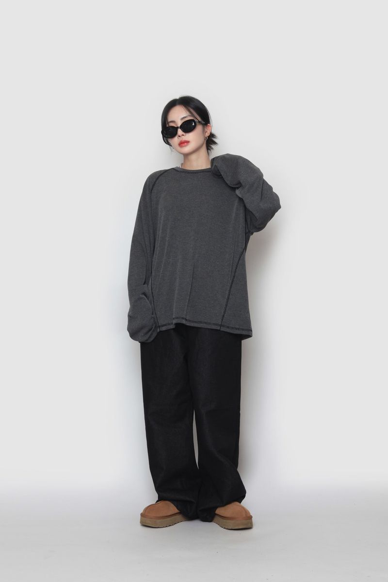 Beazy snap raw pants