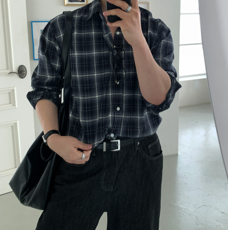 Semi Wide Stitch Raw Fabric Denim Pants