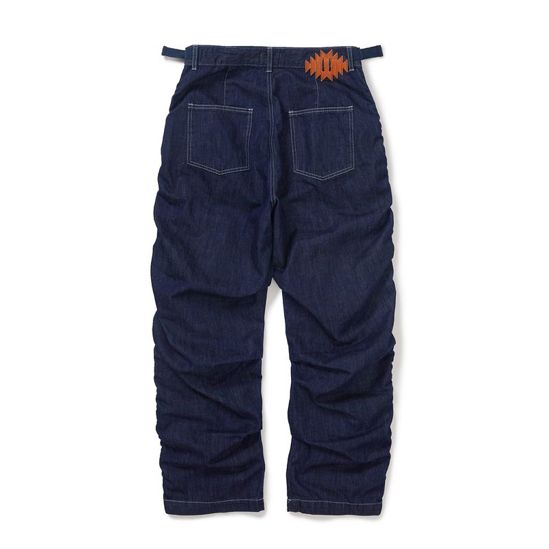 Built mild denim pants / Indigo