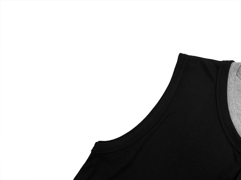 Aron Layered Henley Neck Sleeveless