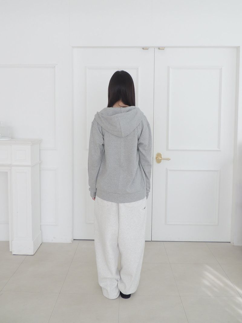 regular hood zip-up (4c)