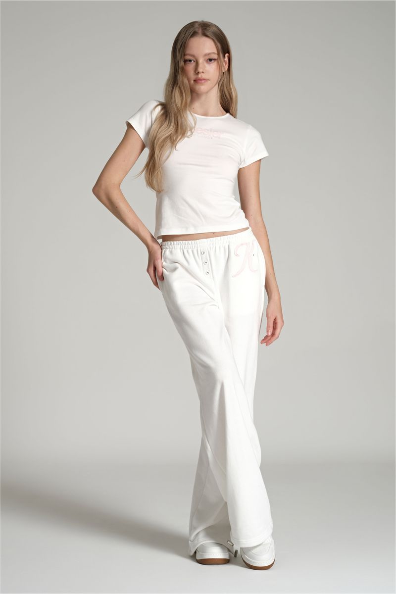 Kleesier（クリーシーア）の「K essential jogger pants, White（Pants）」