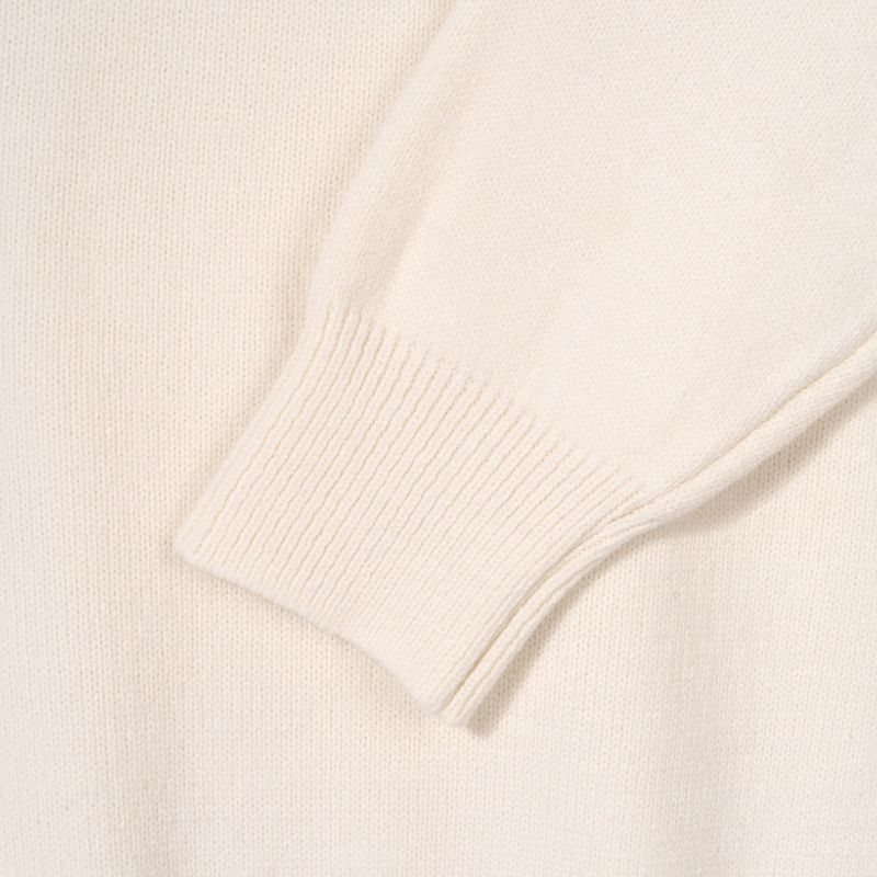 Number Patch Round Knit