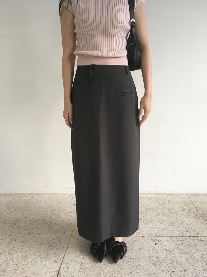 Dual Maxi Skirt