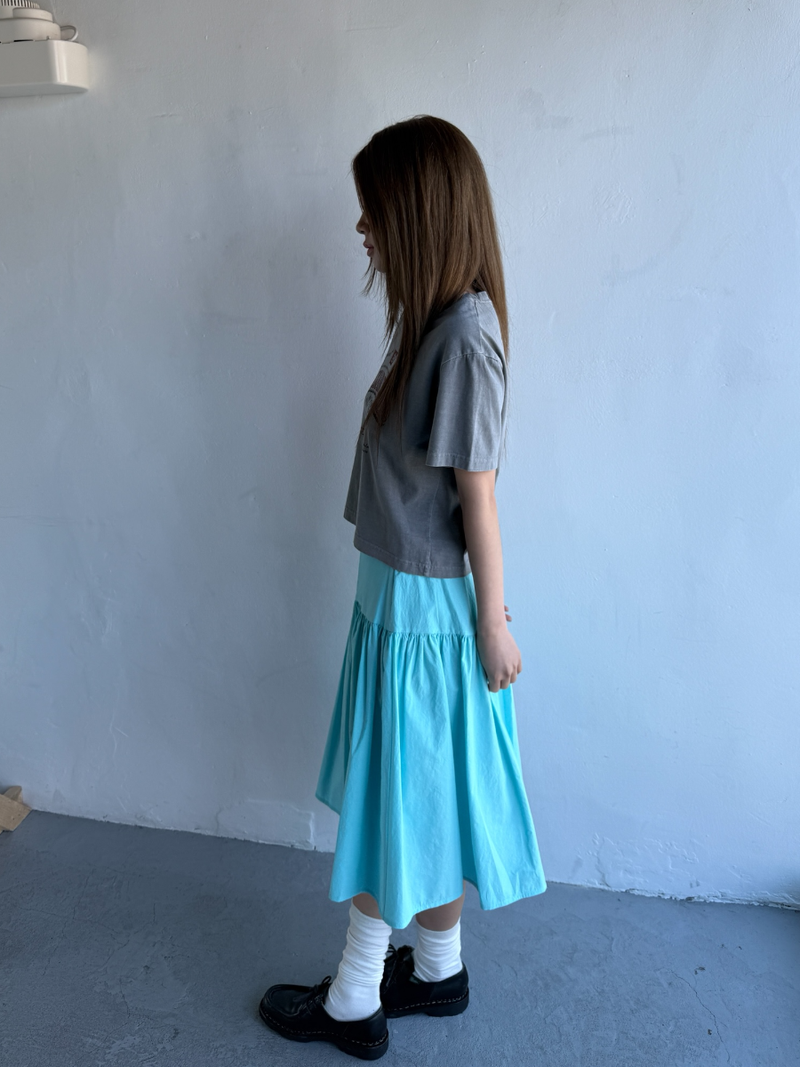 another language（アナザーランゲージ）の「side button midi skirt （Skirts）」