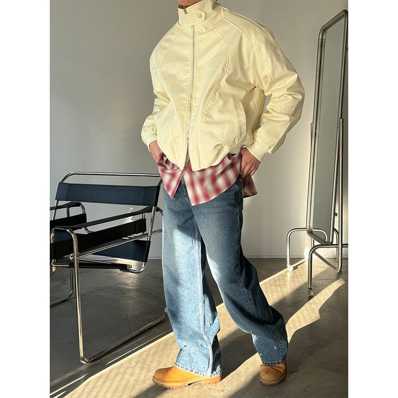  [S/F] Leather curve biker jakcet(2color)