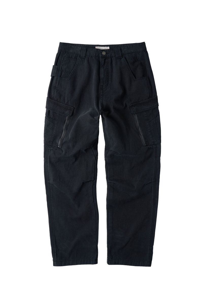 CHOWOO（チョウ）の「Mixed Fabric m65 Pants (Washed Black)（Pants）」