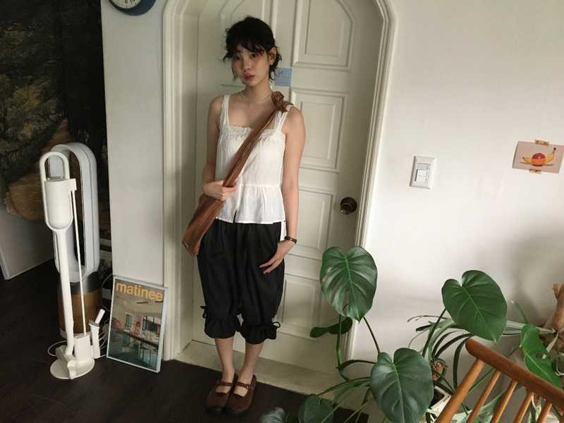 Neige frill harem pants (2color)