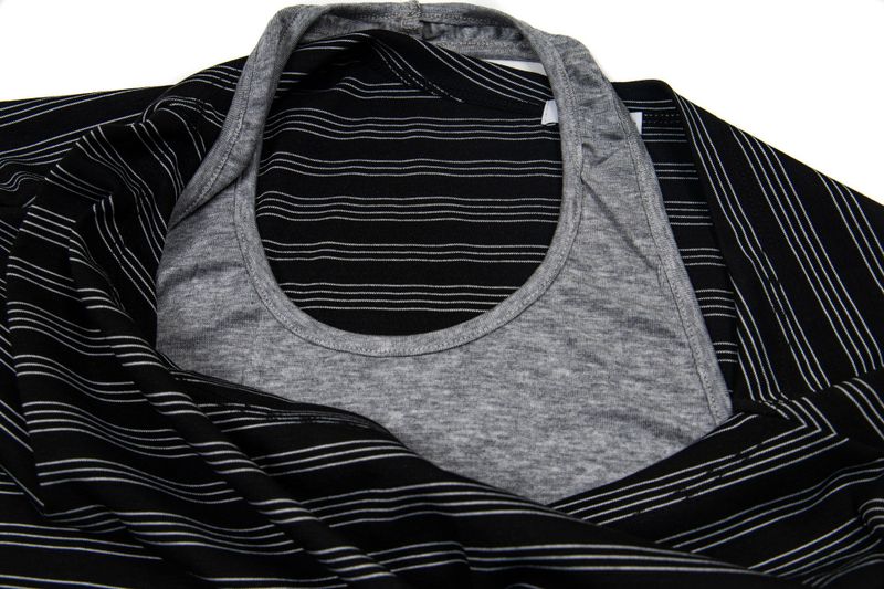 Murev Asymmetry Stripe Top