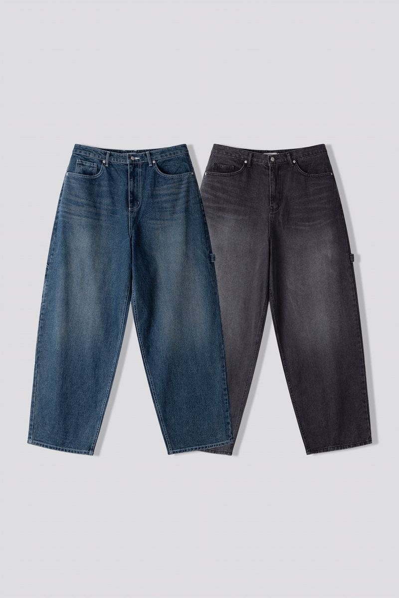 Skipper Balloon Carpenter Denim Pants 2C