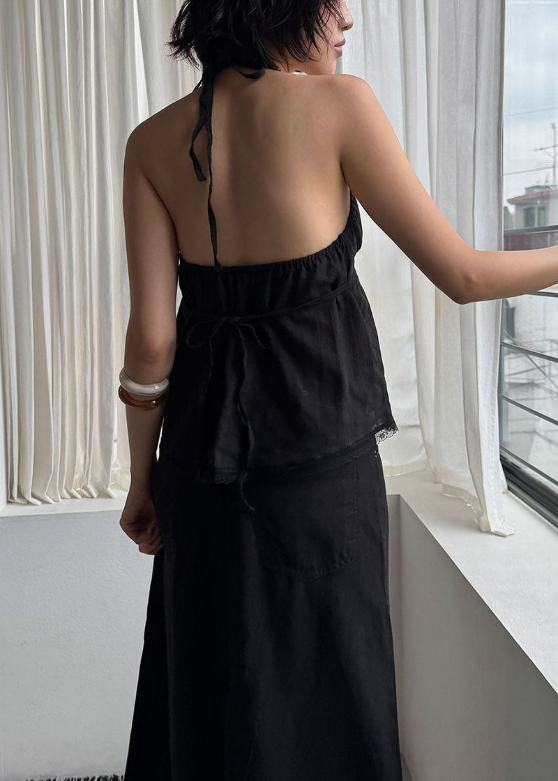 HALTER BLOUSE TOP