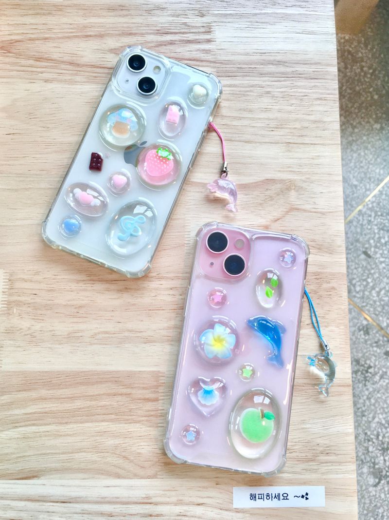 [MADE] ブルーミングドルフィンレジンケース