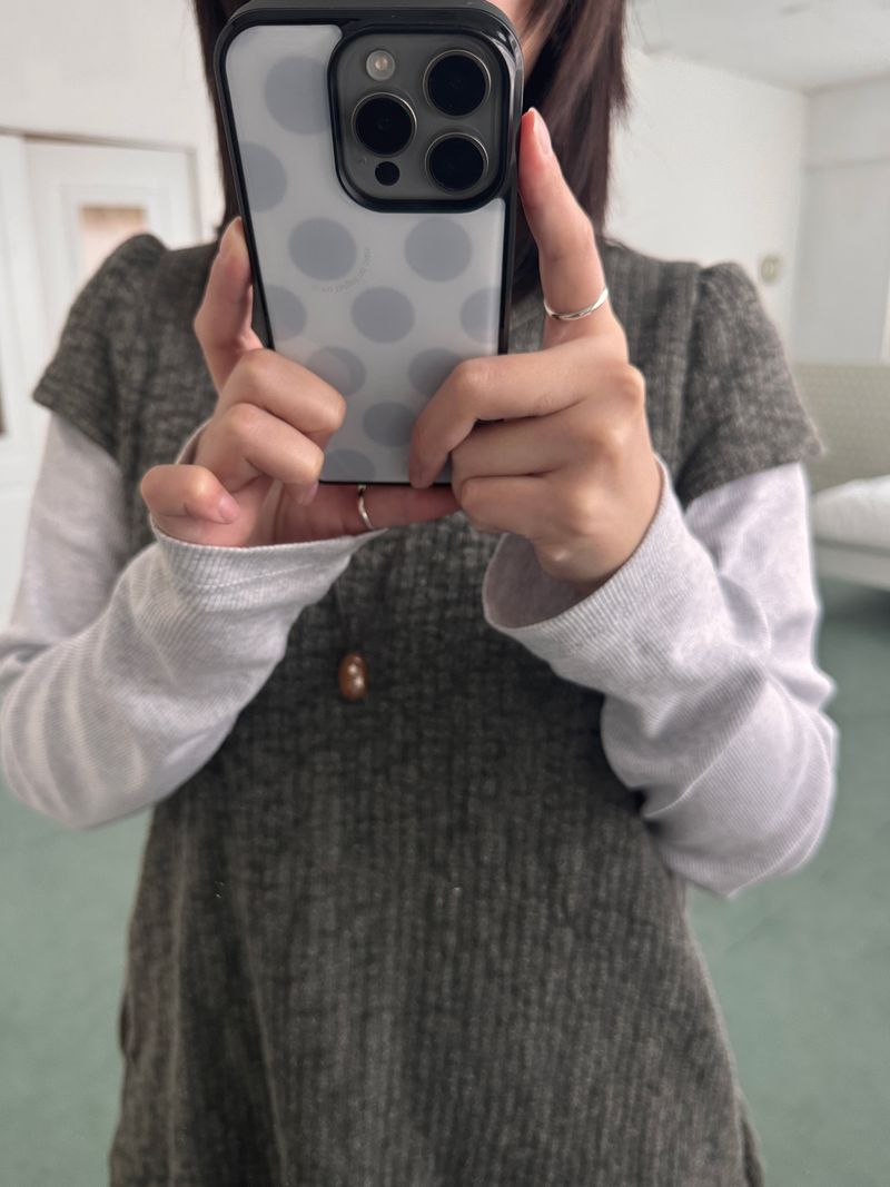 [ORDER MADE] Dot dot Case - White