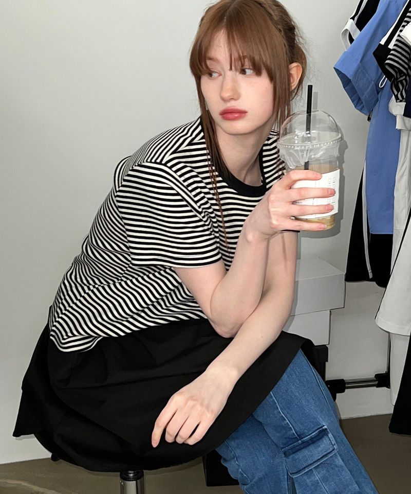 STRIPE T-SHIRTS (WHITE)