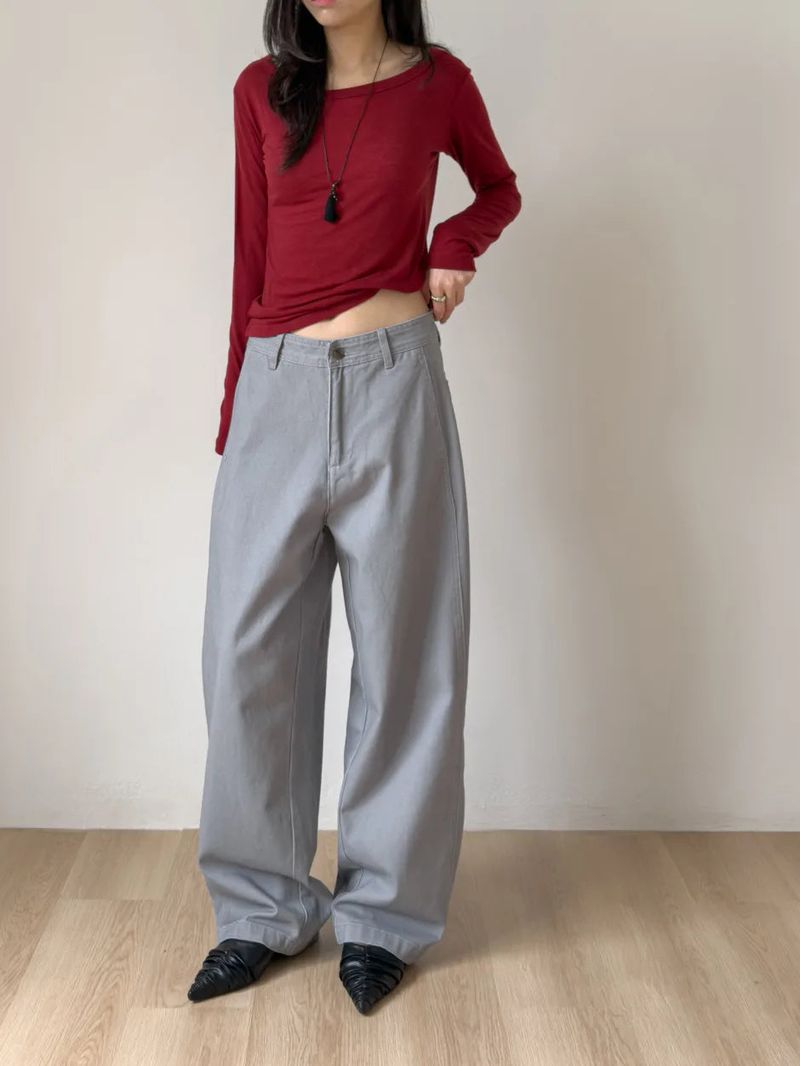 INCHANT ME（インチャントミー）の「[Unisex] Dyed Barrel Wide Denim Pants（Pants）」