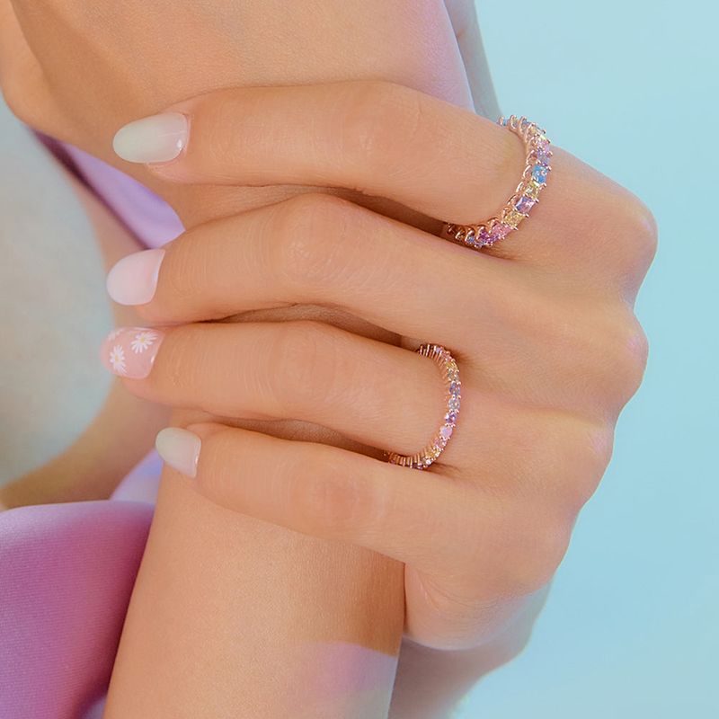 Pastel Wave Ring (rosegold)