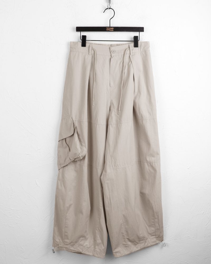 [MADE] Maxti Balloon Wide Two-Way String Back-banding Cotton Pants