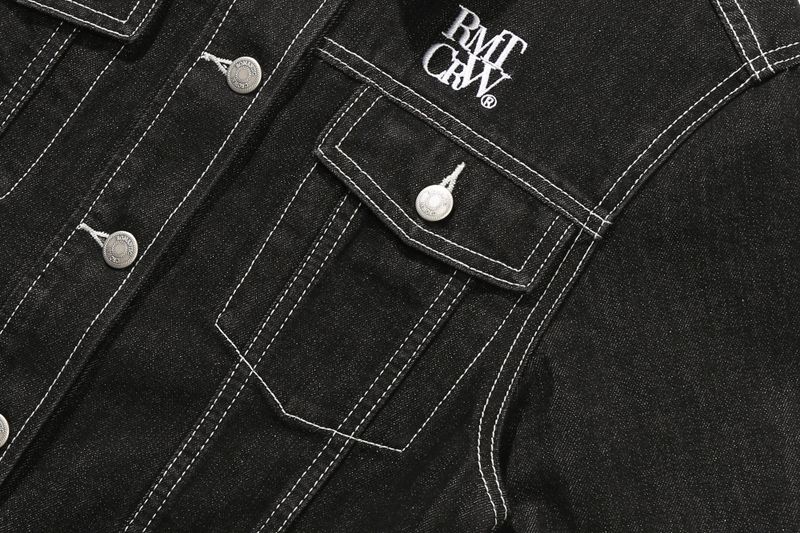 WOMANS DENIM JACKET_BLACK