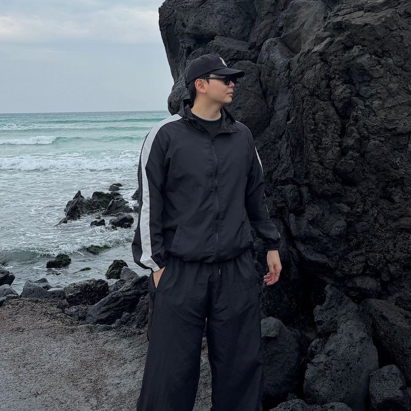 Color Crop Windbreaker (2color)