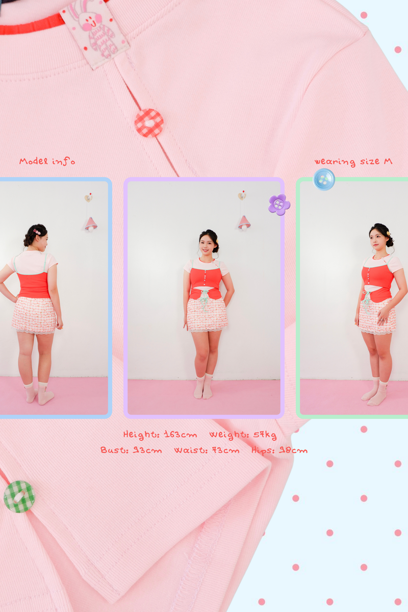 Double Scoop Daily Tee (Pink)