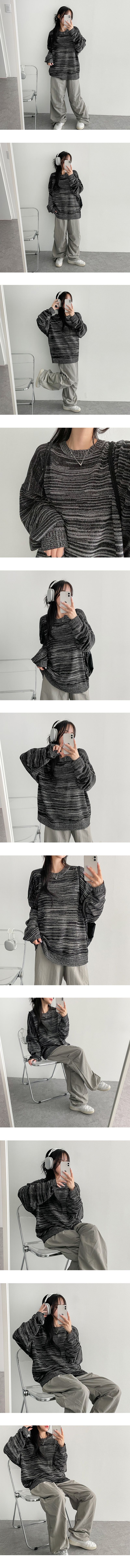 Lat Knee Shirring String Wide Pants