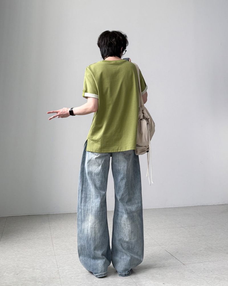 Kess Vintage Curved Denim