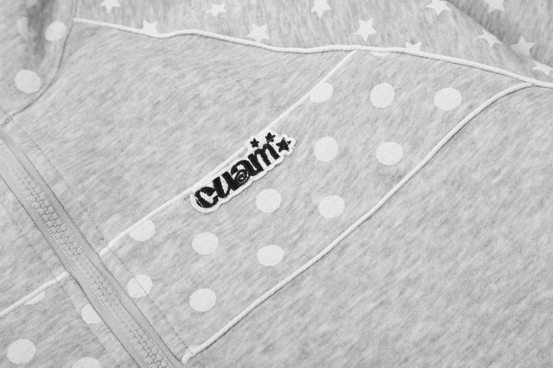 Star Dot Mix Zip-Up Track Jacket