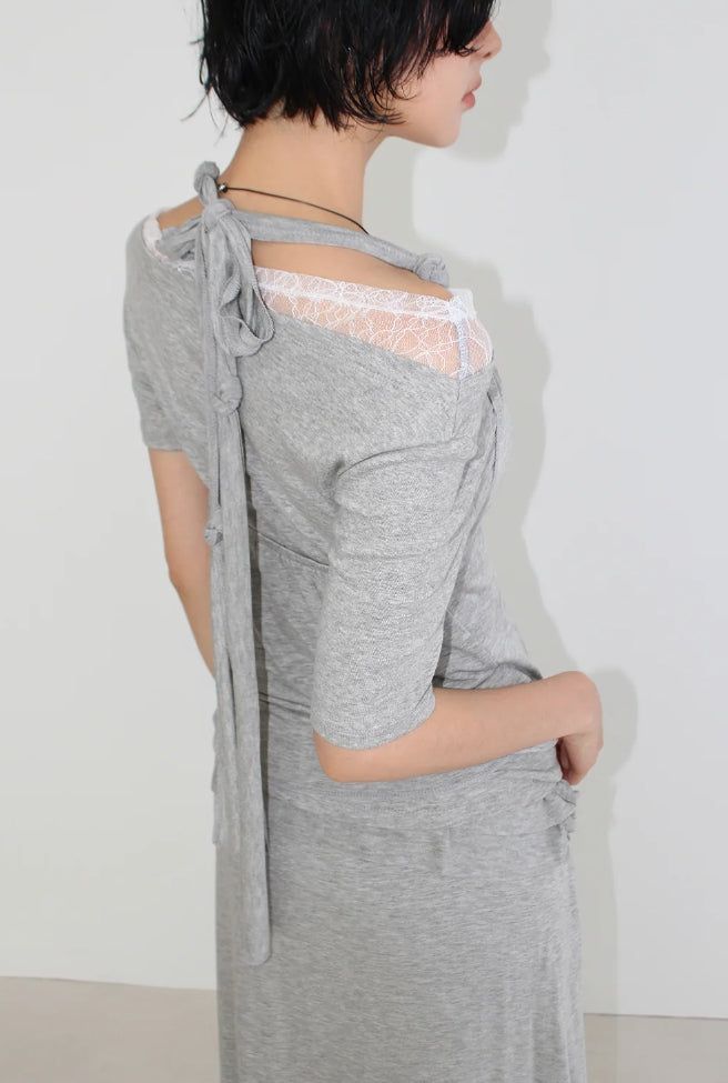 KNOT HALTER TOP