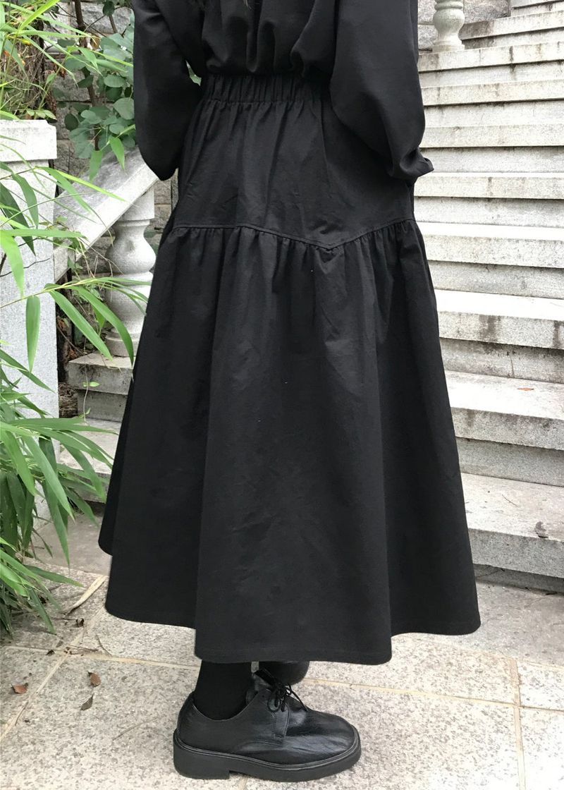 POCKET LINE COTTON SKIRT