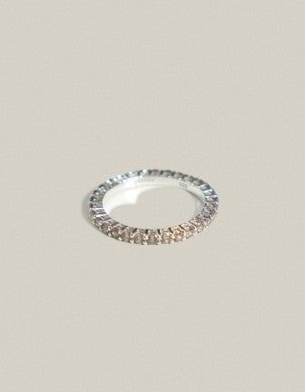 partez(パルテ)の「Sun Glitter Eternity Ring 2mm - Cognac(Accessories)」