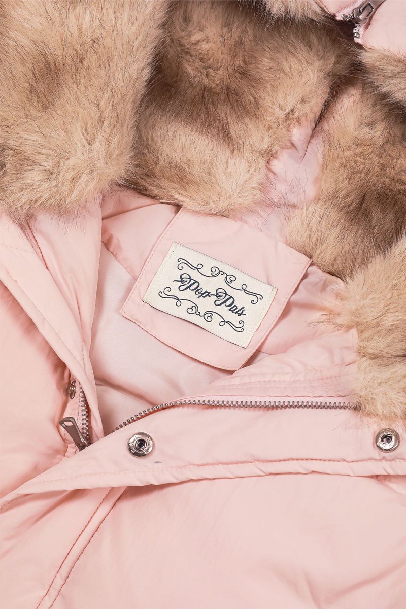 Puffer Hood Padding Jacket [Pink]