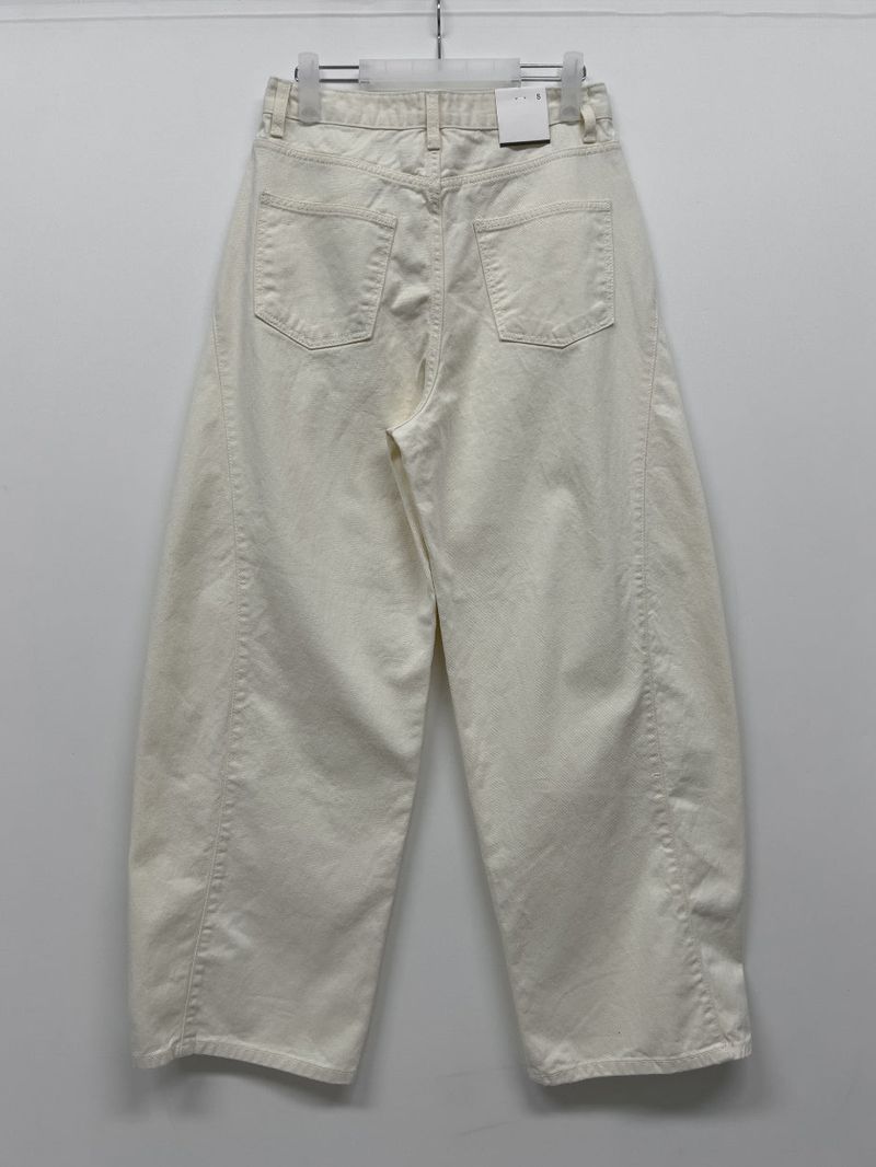 382 Curved Balloon Wide Pants