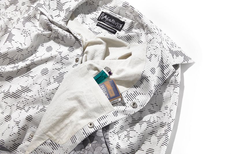 SPLICED FLORAL COACH JACKET