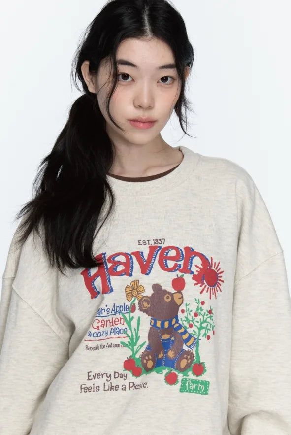 26FW★ Picnic Bear Sweatshirt