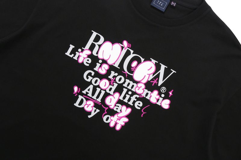 CHUBBY LOGO TEE SHIRT_BLACK