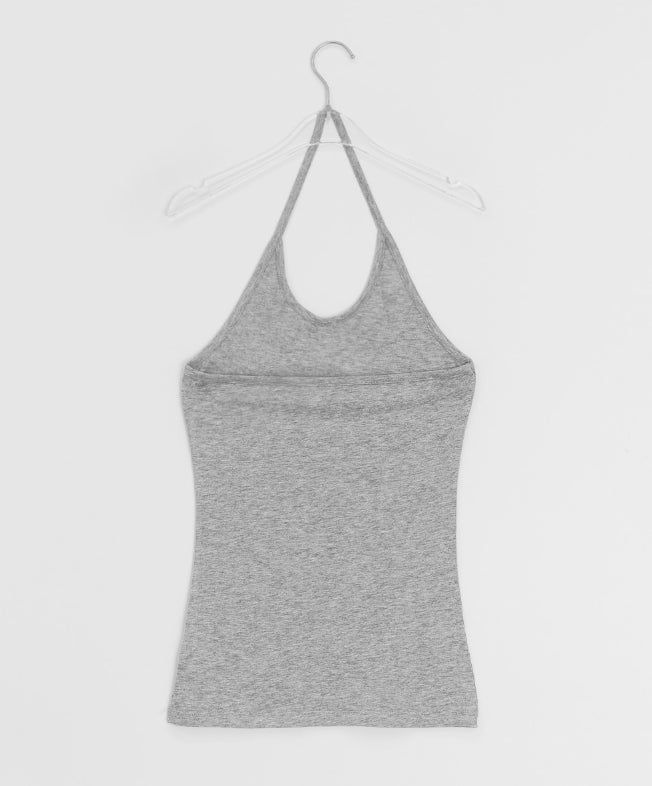 Dva Basic Halterneck Layered Long Sleeveless