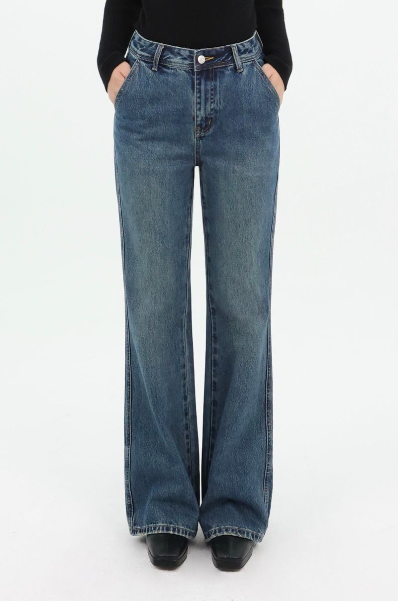 SIGNATURE LOGO FLARE DENIM code 26007
